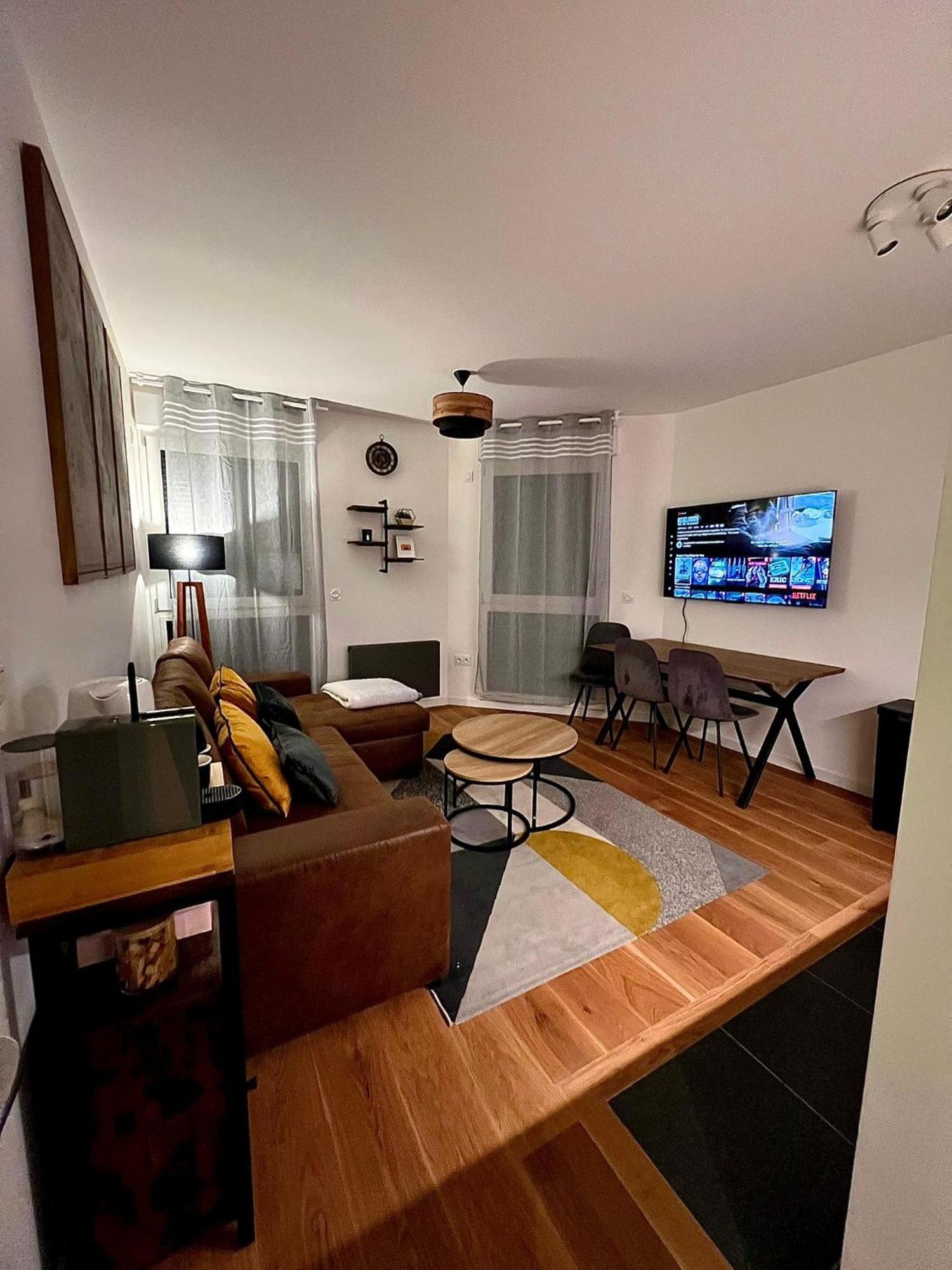 New & Serene 1-Bedroom Apart Near #Ladefenseparis #Parking&Fibre سوراسْنْ المظهر الخارجي الصورة